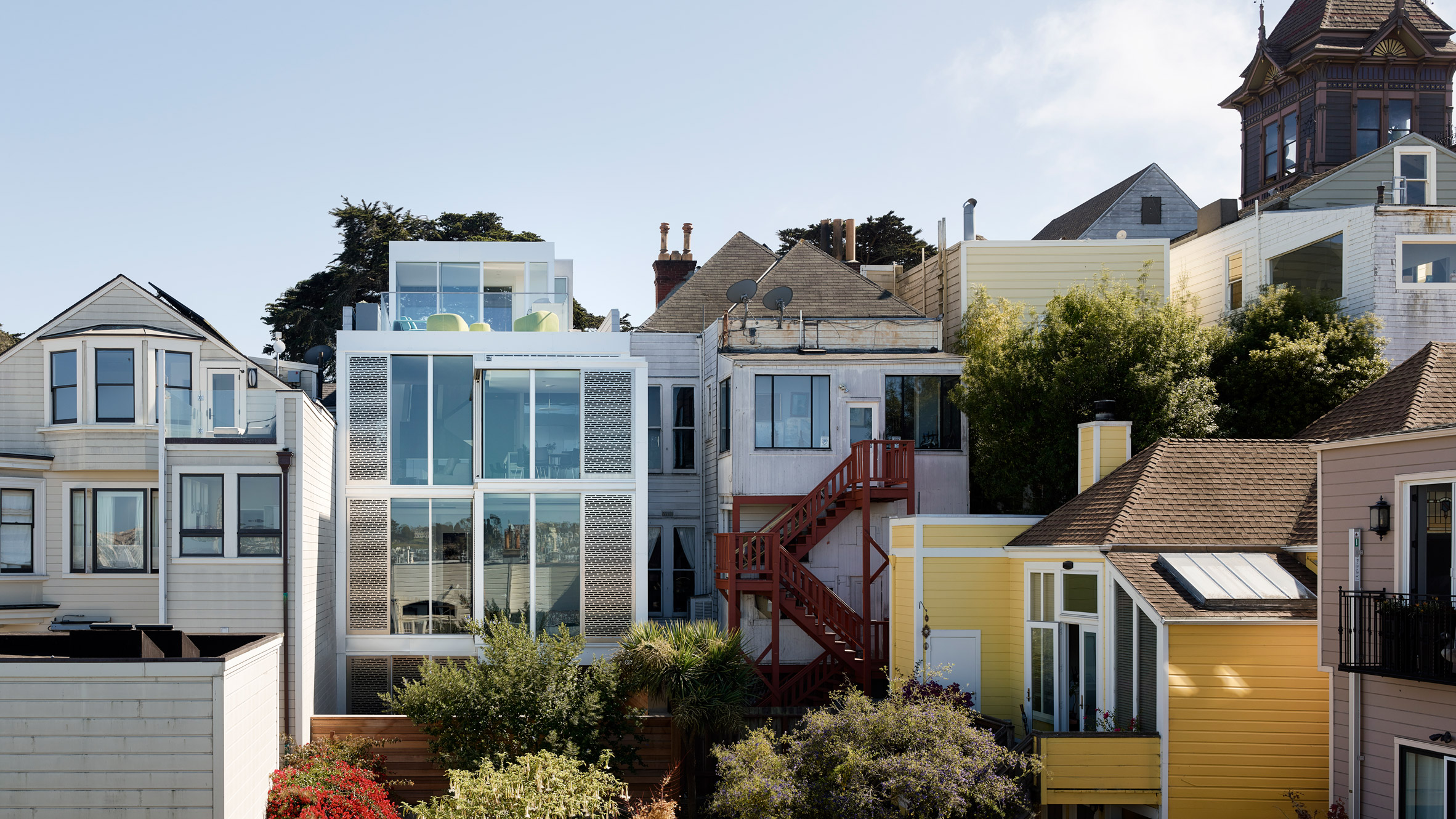 Интересен минималистичен интериор за къща в Сан Франциско