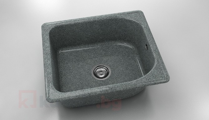 Единична мивка 210- граниксит - 51 х 60 см.
