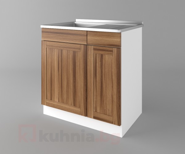 Долен кухненски шкаф с мивка - с едно работещо чекмедже Калатея - Канела