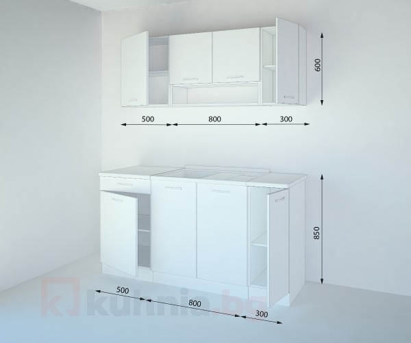 Кухненски комплект Поларис - L 160 cm