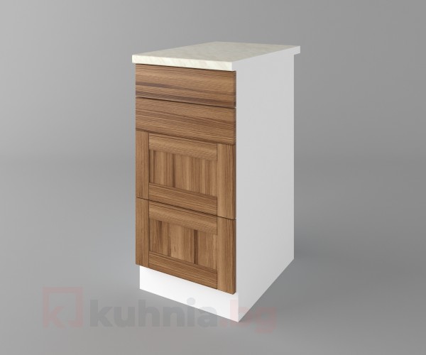 Долен кухненски шкаф с четири чекмеджета Калатея - Канела