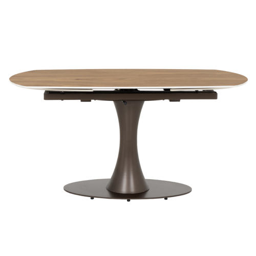 Разтегателна трапезна маса CARLOS - тъмен орех