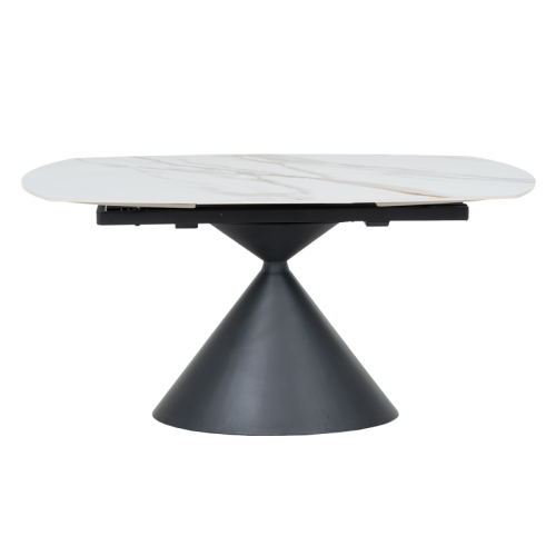 Разтегателна трапезна маса UPATA - бяла