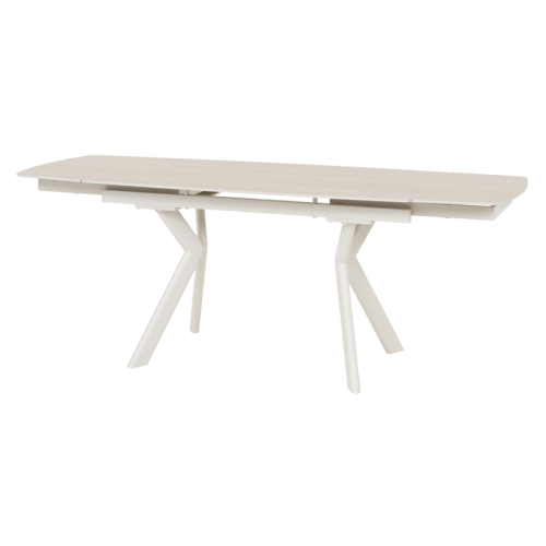 Разтегателна трапезна маса SEBASTIAN - крем