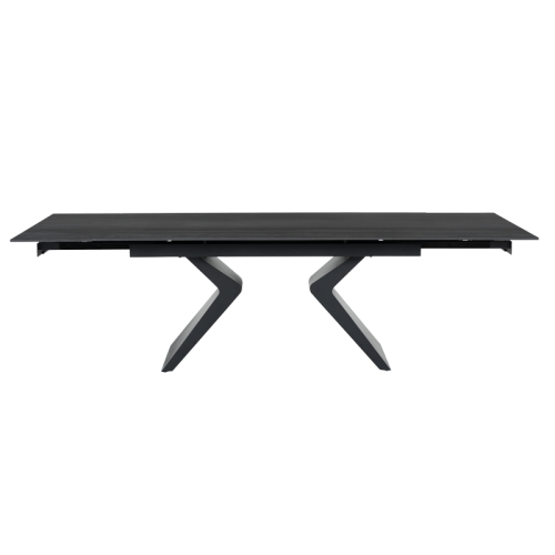 Разтегателна трапезна маса GUAMA - черна