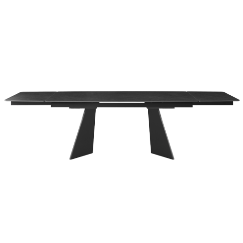 Разтегателна трапезна маса CARORA - черна
