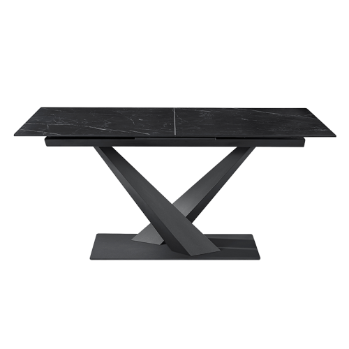 Разтегателна трапезна маса TINACO - черна