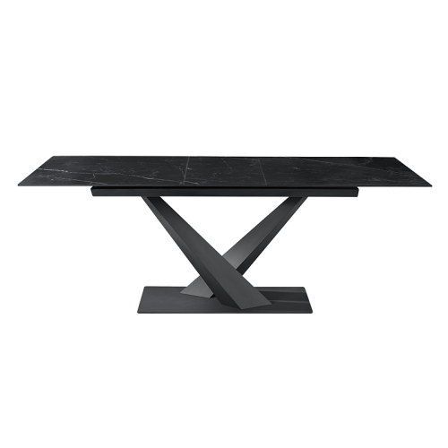 Разтегателна трапезна маса TINACO - черна