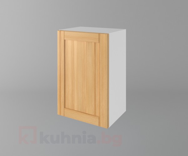 Горен кухненски шкаф с една врата  Калатея - Натурална