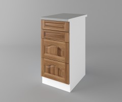 Долен кухненски шкаф с четири чекмеджета Астра - Канела 4