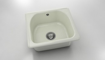 Единична мивка 207- полимермрамор - 51 х 46 см. 1