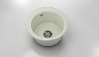 Кръгла мивка 220- полимермрамор - дълбочина 21 см. 1