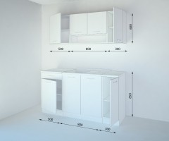 Кухненски комплект Атлас - L 160 cm 1