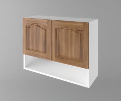Горен кухненски шкаф с две врати и ниша Астра - Канела 1