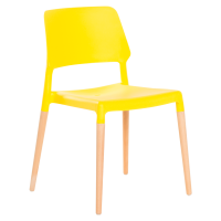 Трапезен стол Carmen 9967 - жълт 1