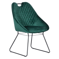 Трапезен стол GEDLING - тъмнозелен BF 2 1