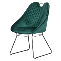 Трапезен стол GEDLING - тъмнозелен BF 2 3