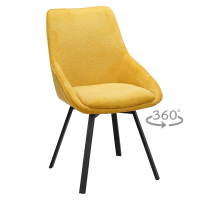 Трапезен стол WIGAN - жълт BF 5 1