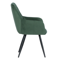 Трапезен стол ETON P - тъмнозелен HLR 4