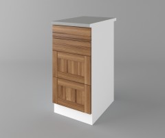Долен кухненски шкаф с четири чекмеджета Калатея - Канела 2