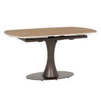 Разтегателна трапезна маса CARLOS - тъмен орех 1