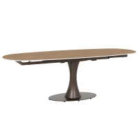 Разтегателна трапезна маса CARLOS - тъмен орех 3