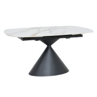 Разтегателна трапезна маса UPATA - бяла 1