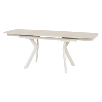 Разтегателна трапезна маса SEBASTIAN - крем 4