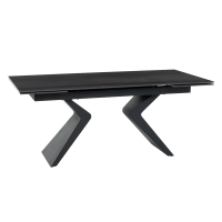 Разтегателна трапезна маса GUAMA - черна 1