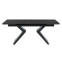 Разтегателна трапезна маса GUAMA - черна 3