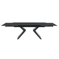 Разтегателна трапезна маса GUAMA - черна 4