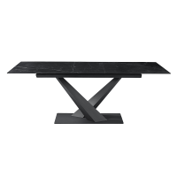 Разтегателна трапезна маса TINACO - черна 2