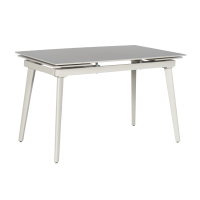 Разтегателна трапена маса SANARE - бяла 1