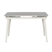 Разтегателна трапена маса SANARE - бяла 2