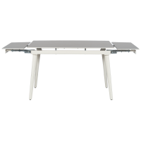 Разтегателна трапена маса SANARE - бяла 3