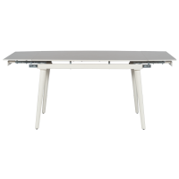 Разтегателна трапена маса SANARE - бяла 4