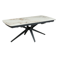 Разтегателна трапезна маса OLAWA - бяла 1