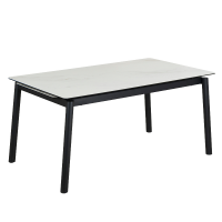 Разтегателна трапезна маса WARTA - бяла 1