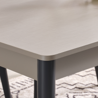 Разтегателна трапезна маса HUEVA - бежов-сив GG 2