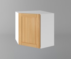 Горен кухненски шкаф за вътрешен ъгъл с една врата  Калатея - Натурална 1