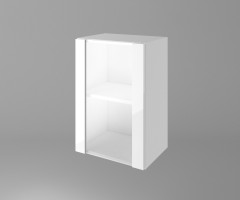 Горен кухненски шкаф с една остъклена врата Нарцис - Гланц 1
